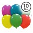 Set 10 Baloane Latex, Multicolor
