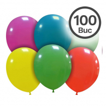 Set 100 Baloane Latex, Multicolor