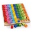Set puzzle de lemn pentru a invata tabla inmultirii