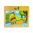 Puzzle pentru Copii, din Lemn, cu poza, model Barcuta