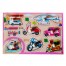 Puzzle din Lemn, incastru (cu pioneze), model Trenuletul