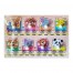 Puzzle din Lemn, incastru (cu pioneze), model Trenuletul