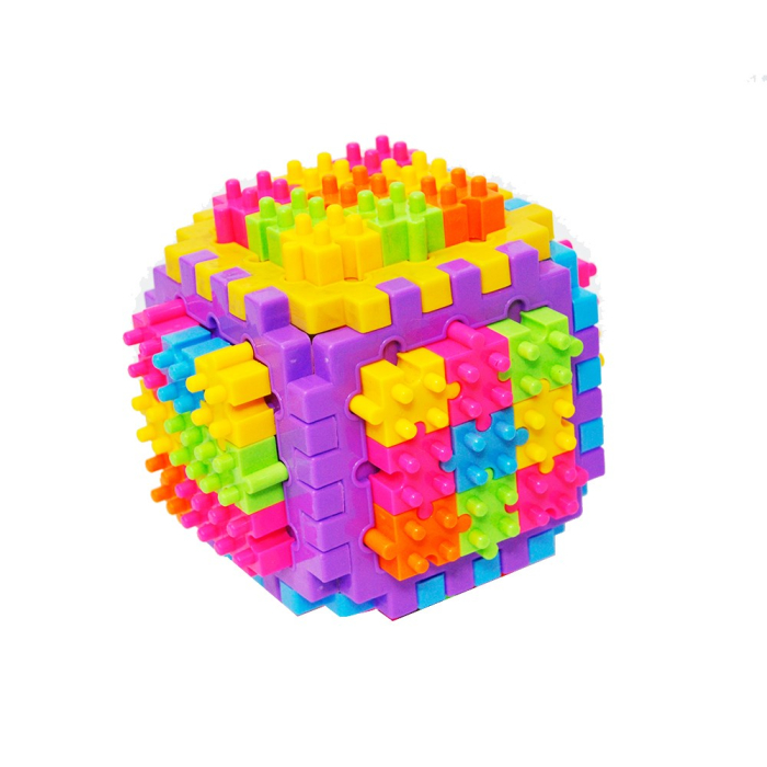 Cub Puzzle Cu Piese Lego Pentru Copii 1