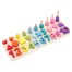 joc Montesori tip Puzzle din lemn cu figurine, numere si forme geoemtrice