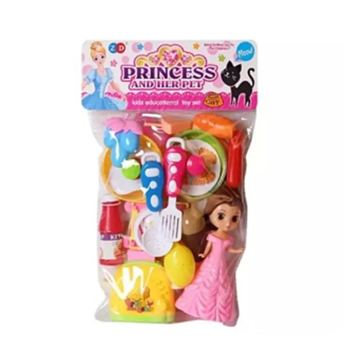 Papusa cu Accesorii pentru Copii, model Princess