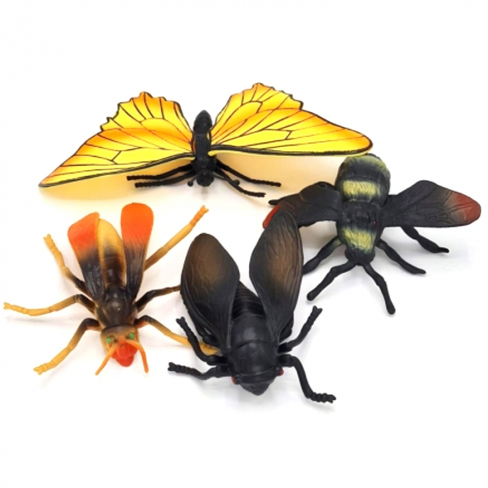Set figurine insecte, diverse culori