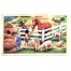 Puzzle din Lemn pentru Copii, 100 piese, model VIzita la Ferma