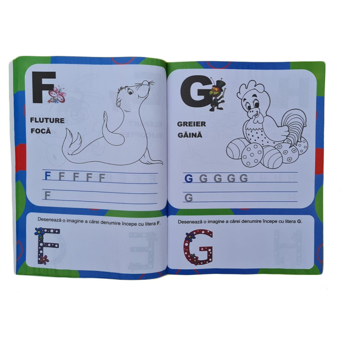 Carte De Colorat Invata Alfabetul 7