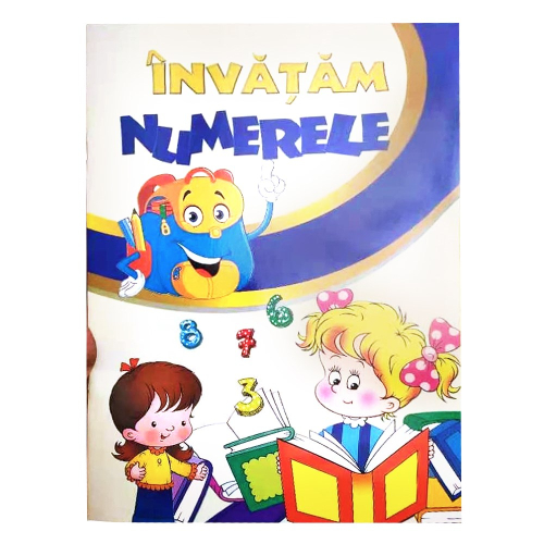 Carte De Colorat Invata Numerele 1