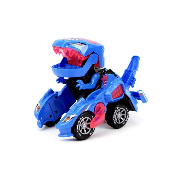 Masina Transformer Dinozaur Albastra Masina Transformer Albastra 00